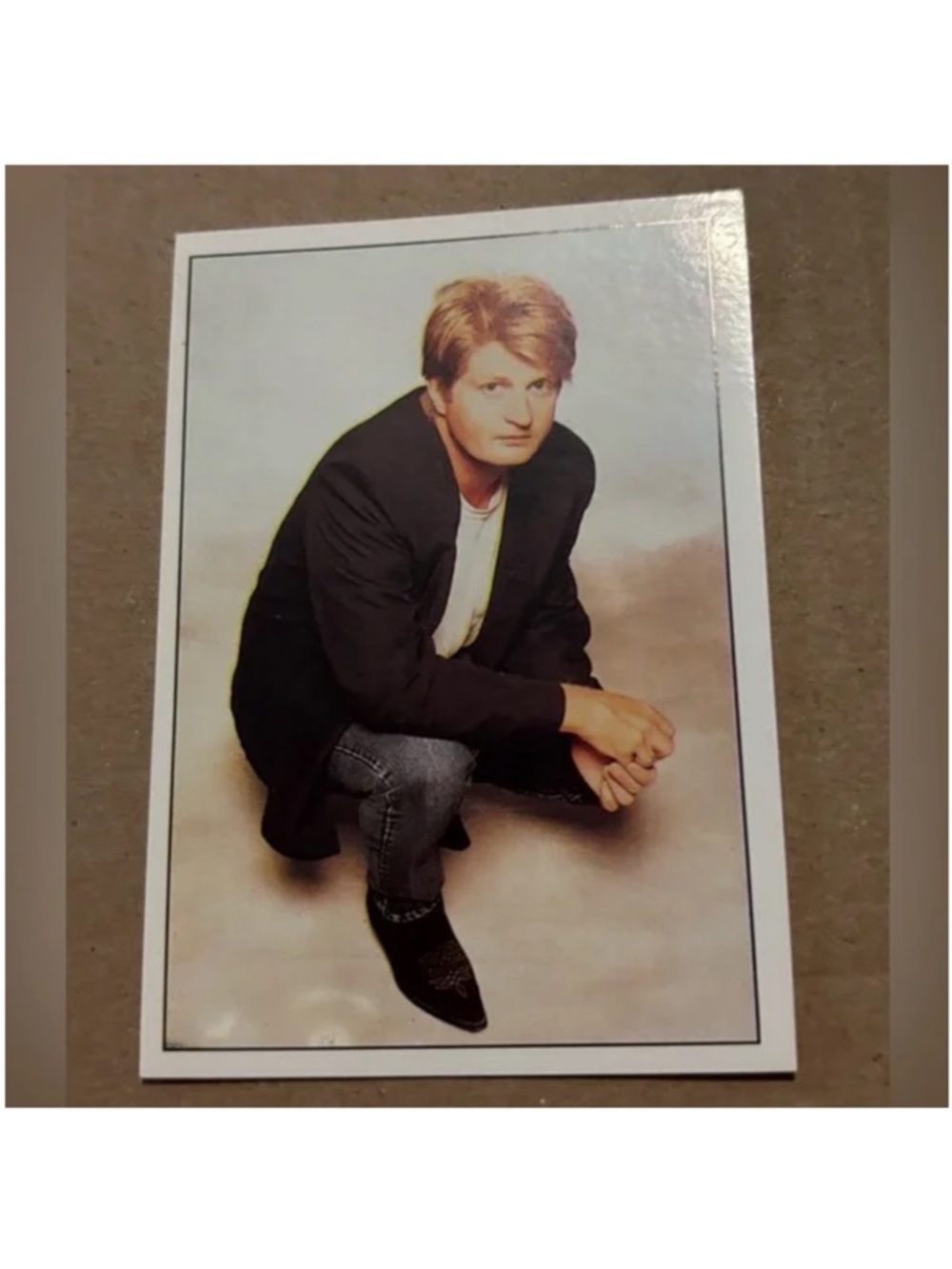 Tom Cochrane 1990 Panini Fan Club Vintage Music Sticker Cards